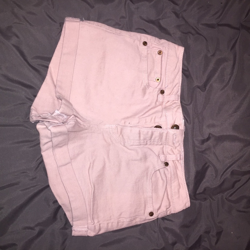 Forever 21 baby / light pink denim shorts